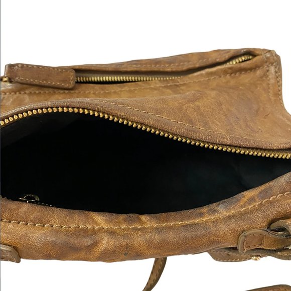 Authentic Brown Givenchy Distressed Leather Pandora Purse - Picture 3 of 4